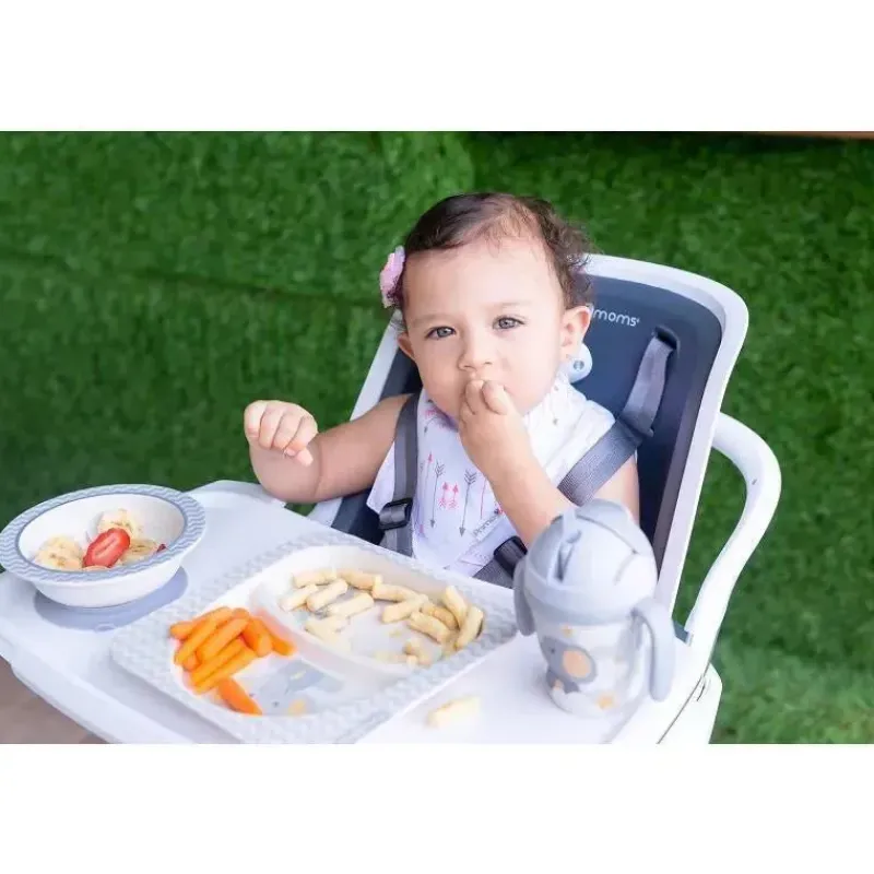 Primo Passi Cool Baby Products|Gifts Up To $25*- Divided Square Bamboo Plate for Kids, Little Elephant