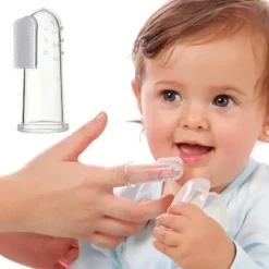 Primo Passi Oral & Nasal Care*- Finger Silicone Toothbrush with Case Holder