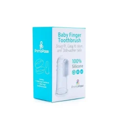 Primo Passi Oral & Nasal Care*- Finger Silicone Toothbrush with Case Holder