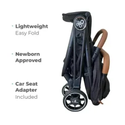 Primo Passi Lightweight Strollers*- Icon Travel Stroller Special Edition, Black