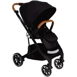 Primo Passi Single Strollers*- Icon V2 Stroller, Newborn to Toddler with Reversible Seat & Compact Fold, All Black
