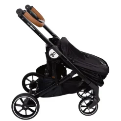 Primo Passi Single Strollers*- Icon V2 Stroller, Newborn to Toddler with Reversible Seat & Compact Fold, All Black