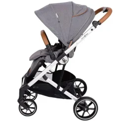 Primo Passi Single Strollers*- Icon V2 Stroller, Newborn to Toddler with Reversible Seat & Compact Fold, Gray Melange