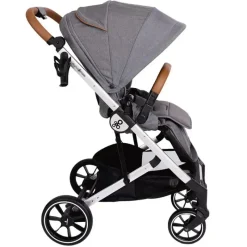 Primo Passi Single Strollers*- Icon V2 Stroller, Newborn to Toddler with Reversible Seat & Compact Fold, Gray Melange