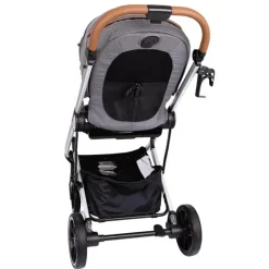 Primo Passi Single Strollers*- Icon V2 Stroller, Newborn to Toddler with Reversible Seat & Compact Fold, Gray Melange
