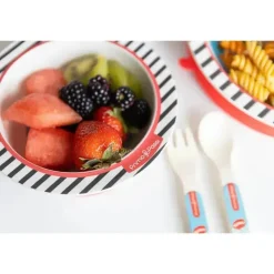 Primo Passi Plates & Bowls|Dishes, Utensils & Food Containers*- Kids Bamboo Set Suction Plate & Cup, Winter Friends