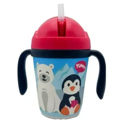 Primo Passi Plates & Bowls|Dishes, Utensils & Food Containers*- Kids Bamboo Set Suction Plate & Cup, Winter Friends