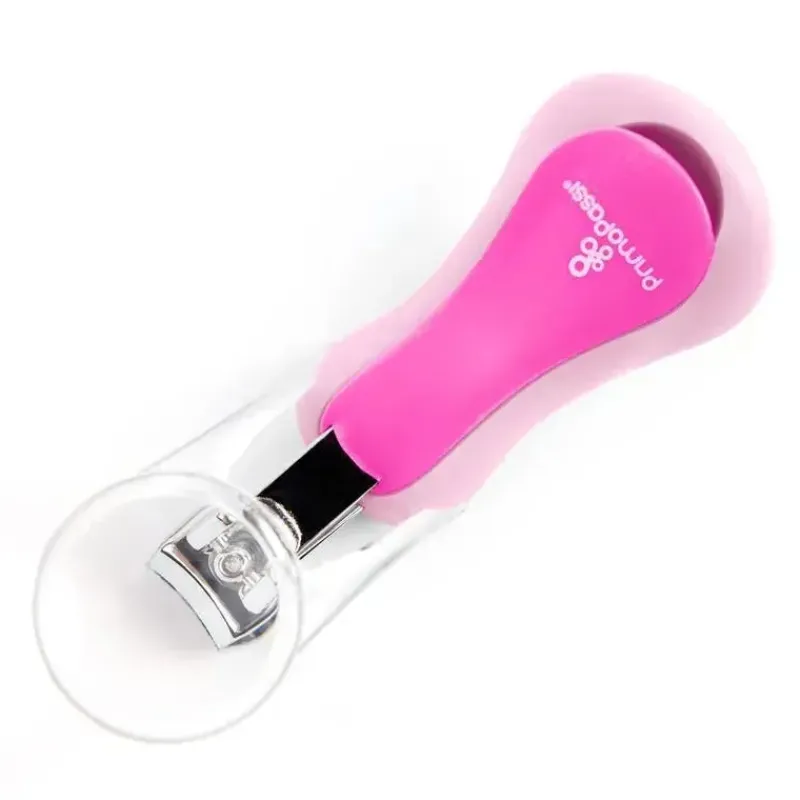 Primo Passi Grooming*- Pink Baby Nail Clipper With Magnifier