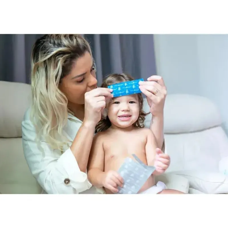 Primo Passi Cool Baby Products|Pain & Fever Relief*- 5Pk Baby Instant Cooling Relief Gel Patches for Fever