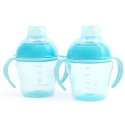 Primo Passi Straw, Sippy & Training Cups|Dishes, Utensils & Food Containers*- 2Pk Blue Sippy Cups 4M, 5 Oz