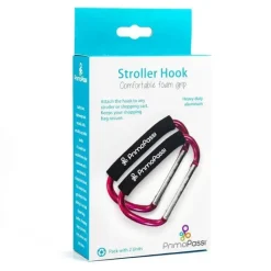 Primo Passi Storage & Organizers*- 2Pk Large Stroller Hook, Pink