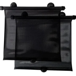 Primo Passi Car Window Shades|Sun Care*- 2Pk Roller Sunshade Black