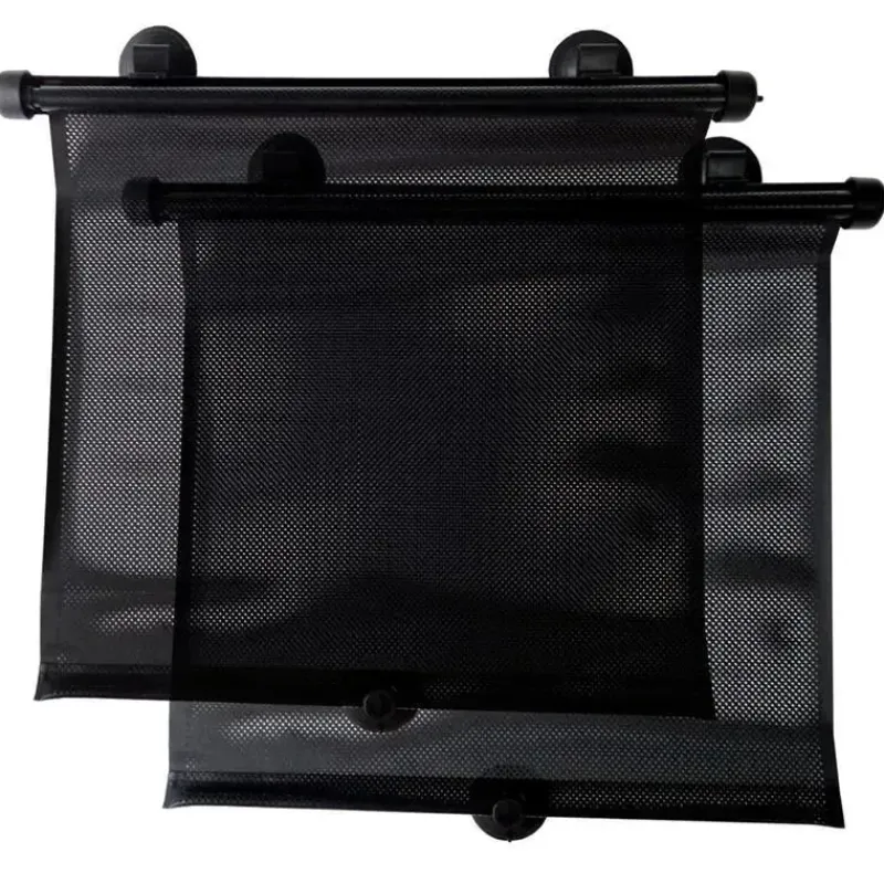 Primo Passi Car Window Shades|Sun Care*- 2Pk Roller Sunshade Black