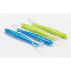 Primo Passi Utensils & Accessories|Dishes, Utensils & Food Containers*- 4Pk Silicone Spoon, Blue/Green