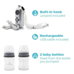 Primo Passi Postpartum|Breast Pumps*- Portable Dual Charge Electric Breast Pump, Special Edition