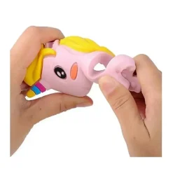 Primo Passi Rattles & Teethers*- Silicone Baby Teether, Pink Unicorn