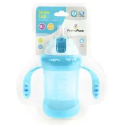 Primo Passi Straw, Sippy & Training Cups|Dishes, Utensils & Food Containers*- Straw Cup Blue, 7Oz