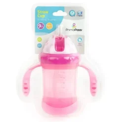 Primo Passi Straw, Sippy & Training Cups|Dishes, Utensils & Food Containers*- Straw Cup 7Oz, Pink
