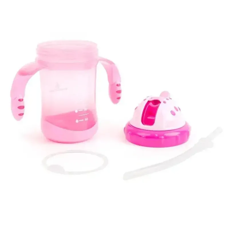 Primo Passi Straw, Sippy & Training Cups|Dishes, Utensils & Food Containers*- Straw Cup 7Oz, Pink