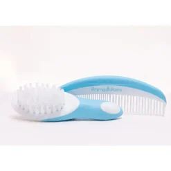 Primo Passi Grooming*- Super Soft Blue Baby Comb & Brush Set