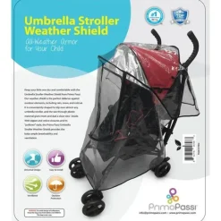 Primo Passi Weather Shields & Nets*- Umbrella Stroller Weather Shield | Universal Rain Cover