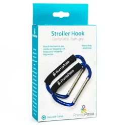 Primo Passi Storage & Organizers*Large Stroller Hook 2Pk (Blue)