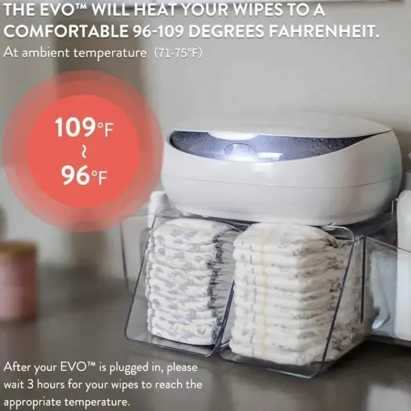 Prince Lionheart Wipes & Warmers*- EVO Wipes Warmer, White