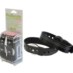 Psi Bands Mom Skincare & Beauty Products|Cool Baby Products*- Acupressure Wrist Bands for The Relief of Nausea, Racer Black