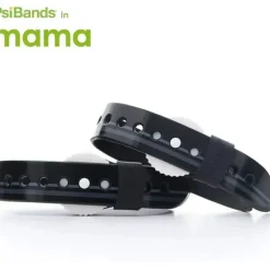 Psi Bands Mom Skincare & Beauty Products|Cool Baby Products*- Acupressure Wrist Bands for The Relief of Nausea, Racer Black