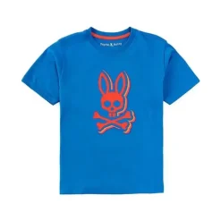 Psycho Bunny Baby Tops*- Kids Sanderson Graphic Prince Blue