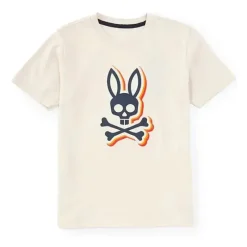 Psycho Bunny Baby Tops*Baby - Sanderson Graphic Natural Linen
