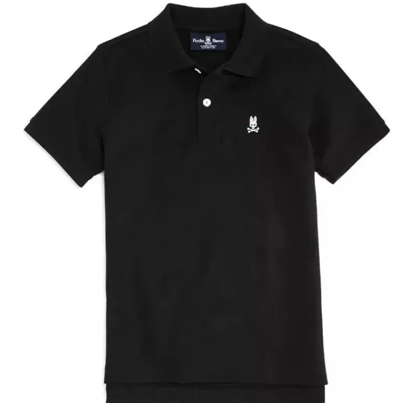 Psycho Bunny Baby Tops*Kids - Classic Polo, Black