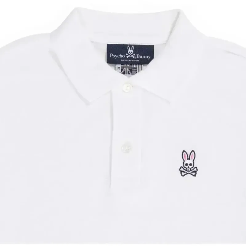 Psycho Bunny Baby Tops*Kids - Classic Polo, White