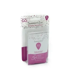PTL USA Maternity Health & Wellness*Summers Eve Feminine Wipes On The Go, 5 Cloths