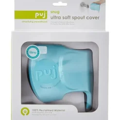 Puj Bath Tubs & Seats*- Snug, Ultra-Soft Spout Cover for Bathtub Taps, Elephant, Aqua