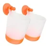 Puj Bath Toys*Phillup - Hangable Kid Cups 2 Pack, Tangerine