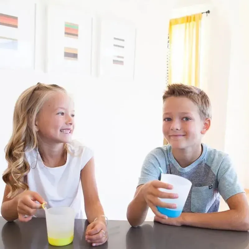 Puj Straw, Sippy & Training Cups|Dishes, Utensils & Food Containers*Phillup Hangable Kids Cups, Blue, 2-Pack
