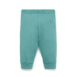 Pure Baby Baby Shorts, Jeans & Pants*- Baby Boy Rib Leggings, Moss Green