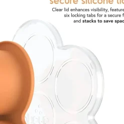 Quark Baby Food Storage*Quark - Chiill Silicone Baby Food Freezer Tray with Lid, 1.4 oz