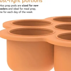 Quark Baby Food Storage*Quark - Chiill Silicone Baby Food Freezer Tray with Lid, 1.4 oz