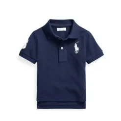 Ralph Lauren Baby Tops*- Baby Knit Polo - French Navy