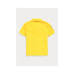 Ralph Lauren Baby Tops*- Short-Sleeve Big Pony Mesh Polo Racing Yellow