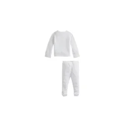 Ralph Lauren Baby Sets*- Striped Cotton Top & Pants, Quartz Heather/White