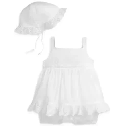 Ralph Lauren Baby Sets*Baby - Bowman Tie White Seersucker