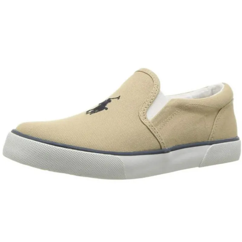 Ralph Lauren Baby Shoes*Baby - Boy Bal Harbour Ii Khaki with Navy