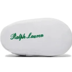 Ralph Lauren Baby Shoes*Baby - Boy Heritage Court Ii Ez White Smooth Green