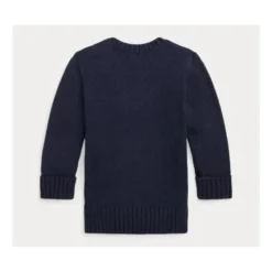 Ralph Lauren Baby Coats, Sweaters & Jackets*Baby - Boy Long-Sleeve Cotton Knit Back To School Bear Graphic Crewneck Sweater