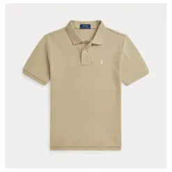 Ralph Lauren Baby Tops*Baby - Boy Performance Jersey Polo Shirt, Beige