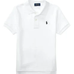Ralph Lauren Baby Tops*Baby - Boy Performance Jersey Polo Shirt, White