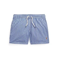 Ralph Lauren Baby Swimming Clothes*Baby - Boys Traveler Gingham Swim Trunks